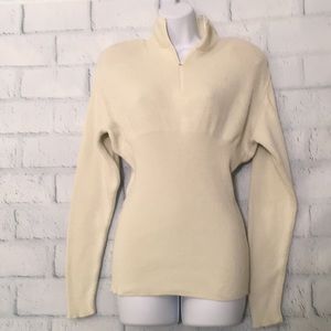 Semplice Ivory Empire Waist Sweater